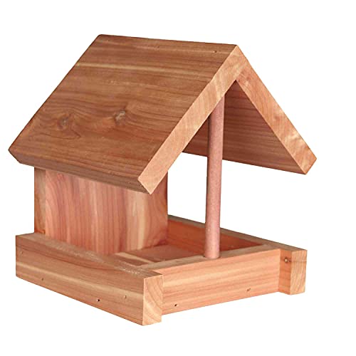 Trixie 55844 natura Futterhaus, Zedernholz, 16 × 15 × 13 cm, natur von TRIXIE