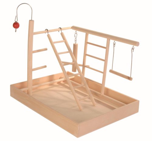 Trixie 5655 Holzspielplatz, 34 × 26 × 25 cm, 1 Stück (1er Pack) von TRIXIE