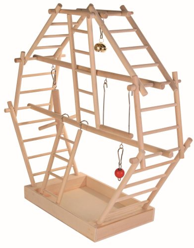 Trixie 5659 Holz-Leiterspielplatz, 44 × 44 × 16 cm von TRIXIE