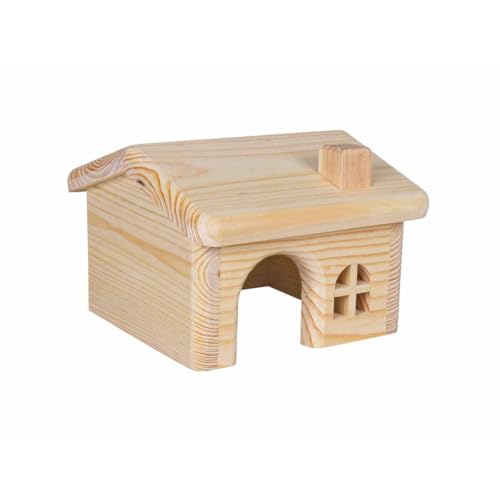 Trixie 61251 Holzhaus, Mäuse/Hamster, 15 × 11 × 15 cm von TRIXIE