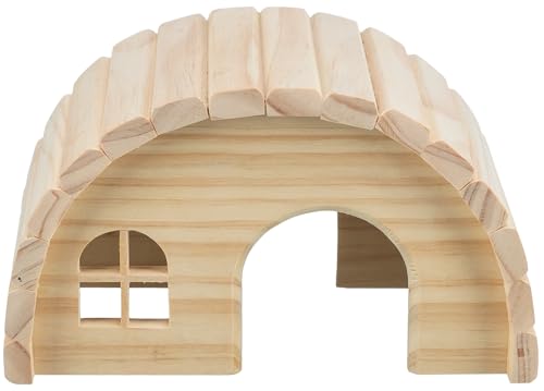 Trixie 61271 Holzhaus, Mäuse/Hamster, 19 × 11 × 13 cm von TRIXIE