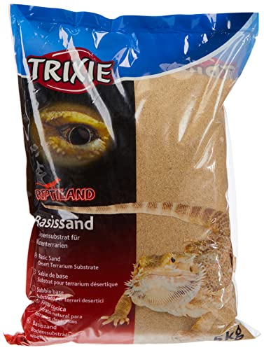 Trixie 76131 Basissand für Wüstenterrarien, 5 kg, gelb, (1er Pack) von TRIXIE