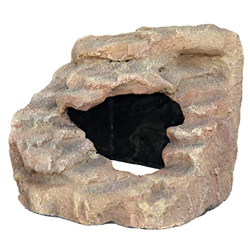 Trixie 76207 Eck-Fels mit Höhle und Plattform, 21 × 20 × 18 cm von TRIXIE