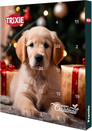 Trixie 9267 TRIXIE PREMIO Adventskalender für Hunde, 24,5 × 37 × 3,5 cm von TRIXIE