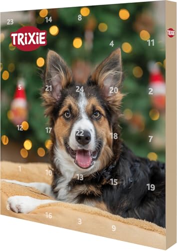 Trixie 9268 TRIXIE Adventskalender für Hunde, 30 × 34 × 3,5 cm von TRIXIE