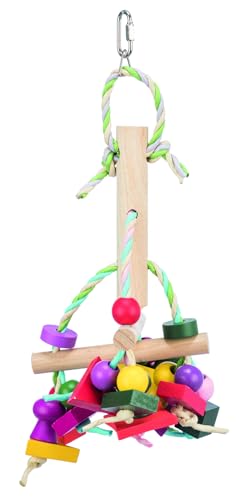 TRIXIE Farbenfrohes Holzspielzeug 31 cm von TRIXIE