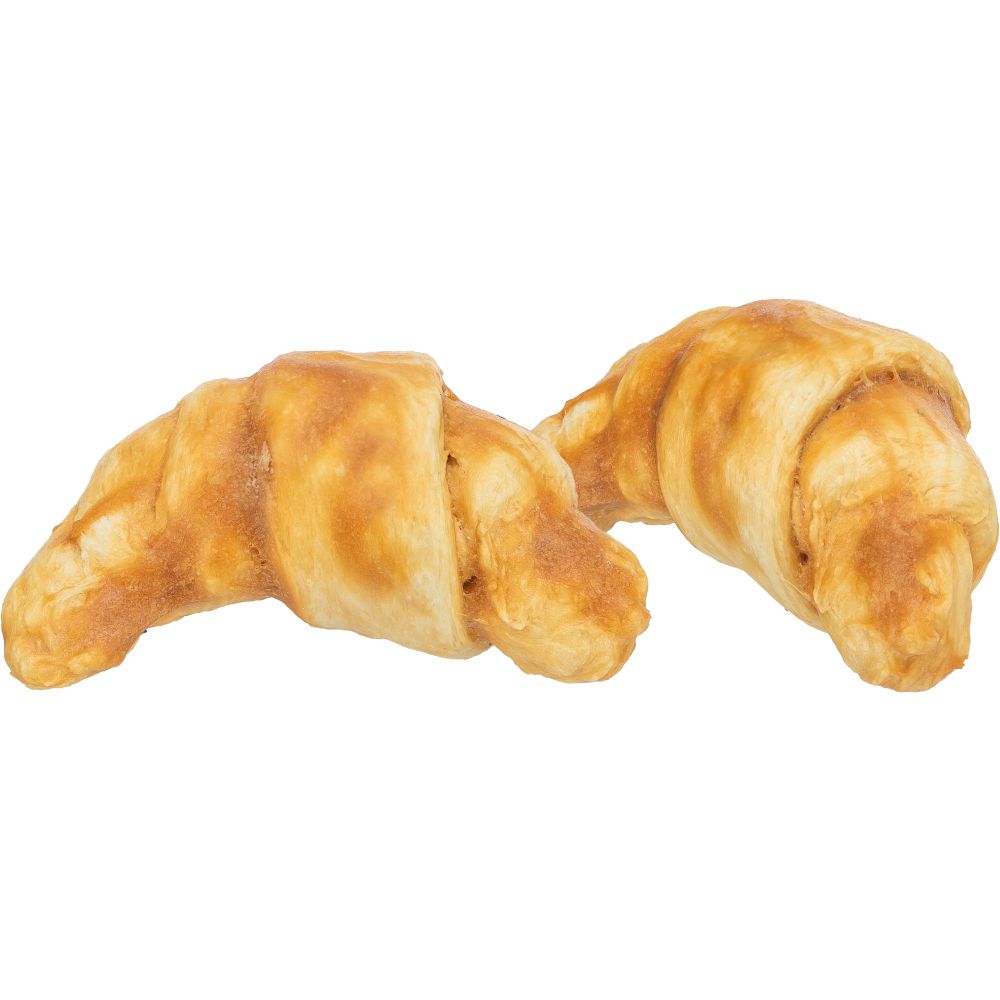 Trixie Croissants aus Kollagen mit Huhn - 12 Stück, ca. 8 cm (960 g) von TRIXIE