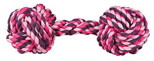 Trixie Denta Fun Rope Hantel für Hunde, 20 cm von TRIXIE