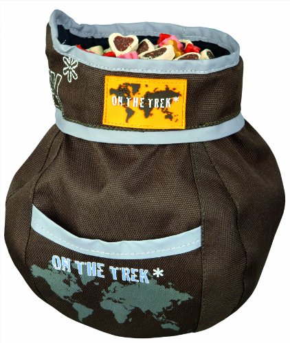 Trixie Dog Activity Snack-Tasche On the Trek, 11 x 16 cm, braun von TRIXIE