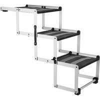 Trixie Friends on Tour 3-stufige Falt-Treppe, Aluminium/TPR - L 120 x B 37 x H 50 cm / L 100 x B 37 x H 57 cm von TRIXIE