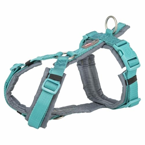 Trixie Geschirr fÜr Hunde Premium Trekking Aqua/Graphitgrau von TRIXIE