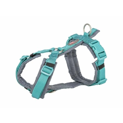 Trixie Geschirr fÜr Hunde Premium Trekking Aqua/Graphitgrau von TRIXIE