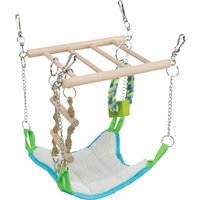 Trixie Hängebrücke mit Hängematte - L 17 x B 15 x H 22 cm von TRIXIE