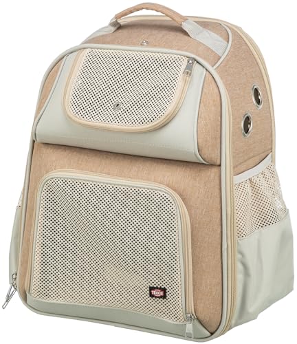 TRIXIE Hunde-Rucksack Willow - Hunderucksack bis 7kg - Rucksack für Hunde, integrierte Kurzleine und gepolsterte Rückenpartie für hohen 28831 von TRIXIE