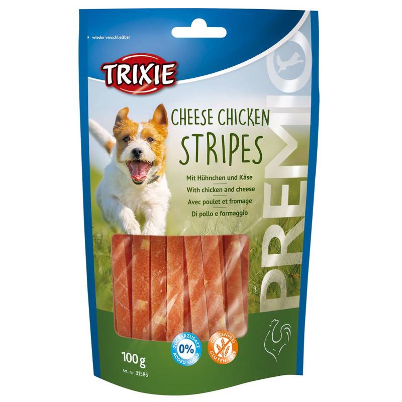 Trixie Hundesnack PREMIO Cheese Chicken Stripes 12x100g von TRIXIE