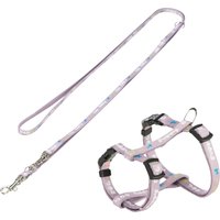 Trixie Junior Welpengeschirr mit Leine - 23-34 cm/8 mm, 200 cm, flieder von TRIXIE