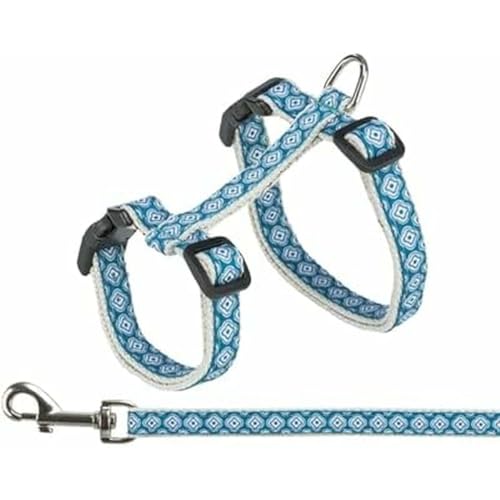 Trixie Kattentuig Met Riem Grijs / Blauw-27-45 CM/13 MM 120 CM von TRIXIE