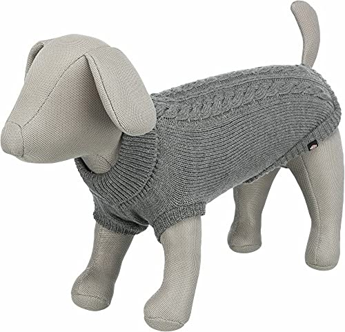 Trixie Kenton Pullover, S:36cm, Grau, Pullover, Hüte, Kleidung, Schuhe, Hunde von TRIXIE