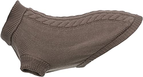 Trixie Kenton Pullover, XS: 24 cm, Taupe, Pullover, Caps von TRIXIE