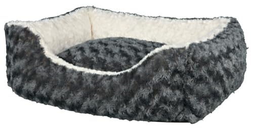 TRIXIE Kuschelbett Kaline 50 x 40 cm grau/Creme von TRIXIE