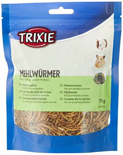 Trixie 60792 Mehlwürmer, getrocknet, 70 g von TRIXIE