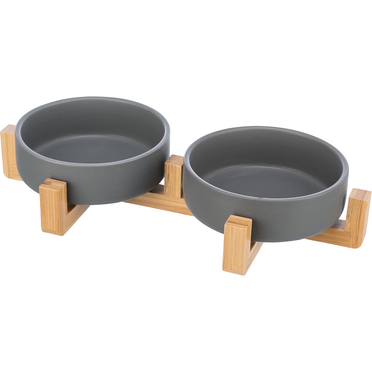 Trixie Napf-Set Keramik mit Holz von TRIXIE