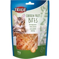 Trixie PREMIO Snacks Katze Filet Bites Huhn 6x50 g von TRIXIE