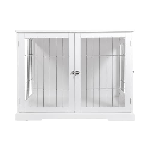 TRIXIE Pet Home Beistelltisch Indoor Zwinger Möbel Stil Kiste Weiß Klein von TRIXIE