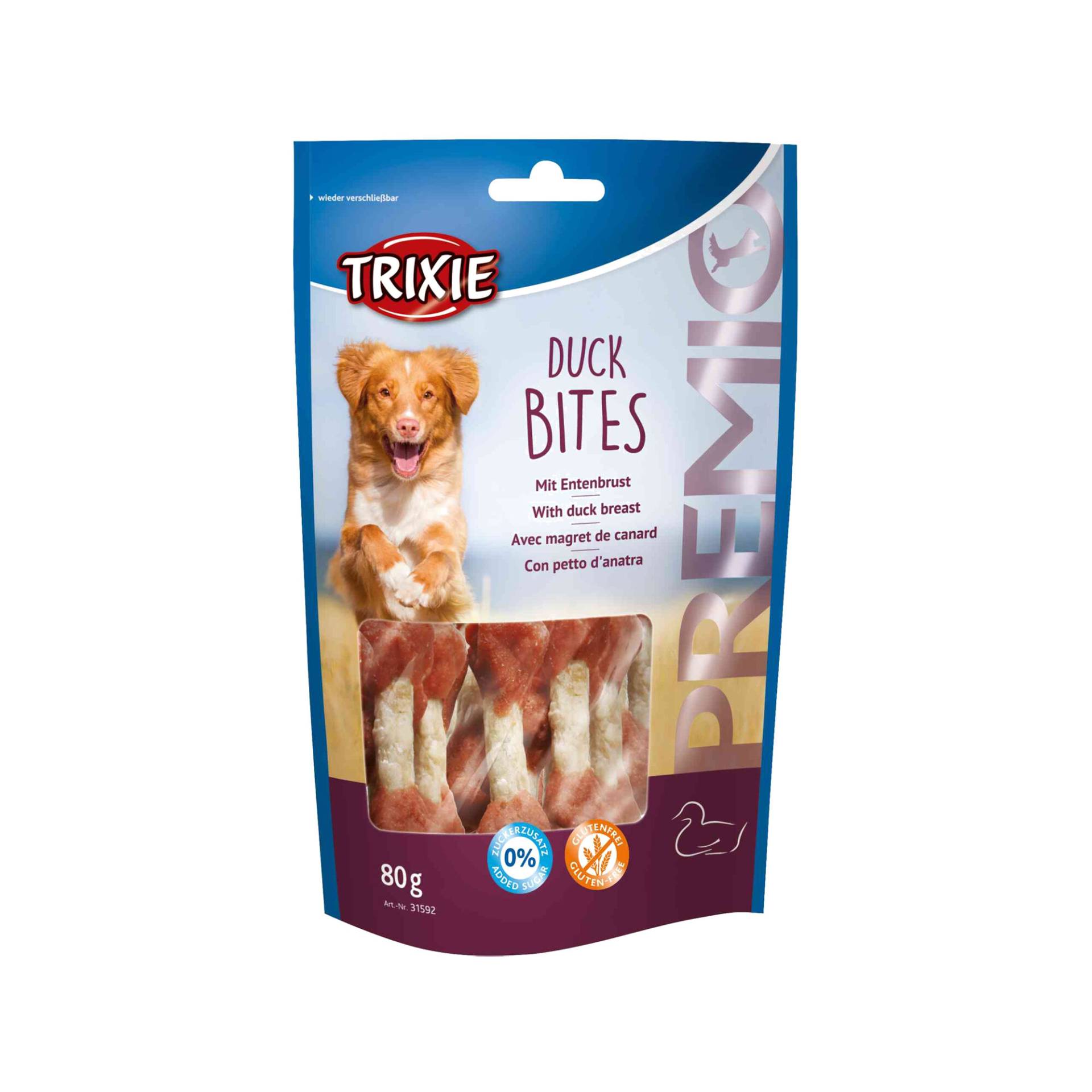 Trixie Premio Duck Bites - 80 g von TRIXIE