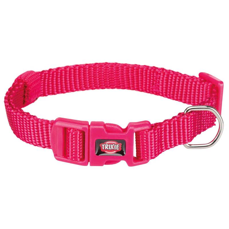 Trixie Premium Halsband, fuchsia - Größe L-XL: 40 - 65 cm Halsumfang, 25 mm breit von TRIXIE