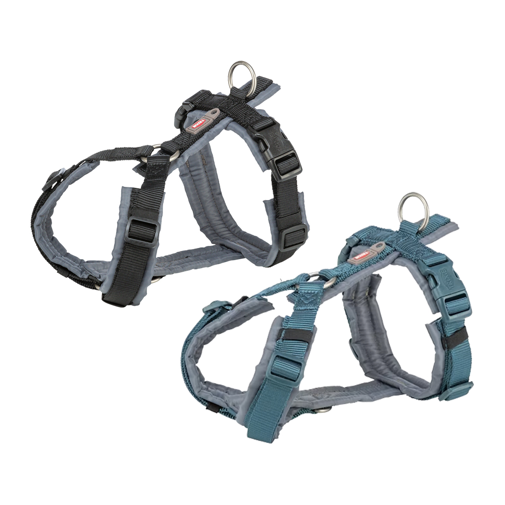 Trixie Premium Trekking Hundegeschirr - petrol/graphit - S-M Trixie Premium Trekking Hundegeschirr - petrol/graphit - S-M von TRIXIE