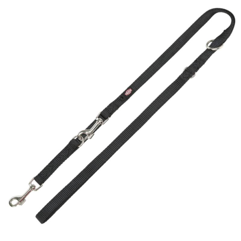 Trixie Premium Verlängerungsleine, schwarz - Größe XS-S: 200 cm lang, 15 mm breit von TRIXIE