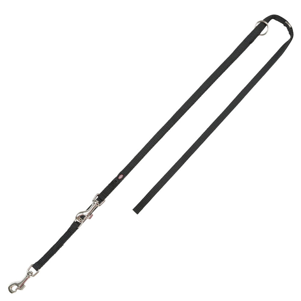 Trixie Premium Verlängerungsleine, schwarz - Größe XS: 200 cm lang, 10 mm breit von TRIXIE