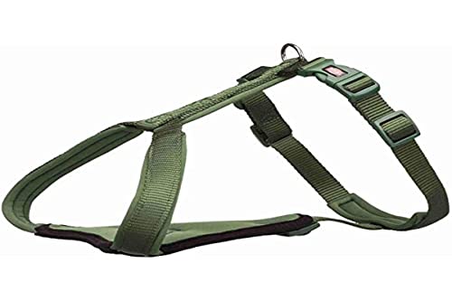 Trixie Premium Y-Hundegeschirr, Grün (Jungle Green), M/L von TRIXIE