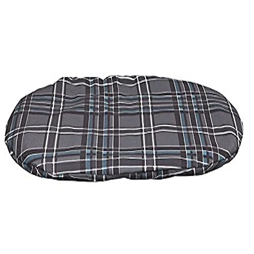 Trixie Scoopy Oval Hundekissen, 64 x 41 cm, Grau/anthrazit von TRIXIE