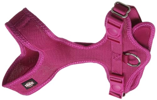 Trixie Soft Hundegeschirr, 33–50 cm x 20 mm, Fuchsia von TRIXIE