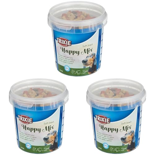 Trixie Soft Snack Happy Mix 500g Eimer (Packung mit 3) von TRIXIE