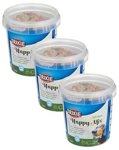 Trixie Soft Snack Happy Mix 500g Eimer (Packung mit 3) von TRIXIE