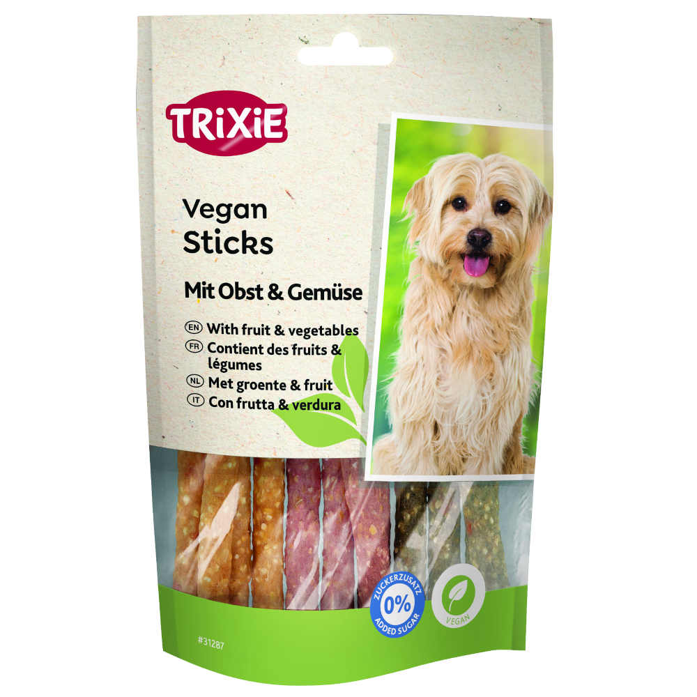 Trixie Vegan Sticks mit Obst & Gemüse - Sparpaket: 6 x 100 g von TRIXIE