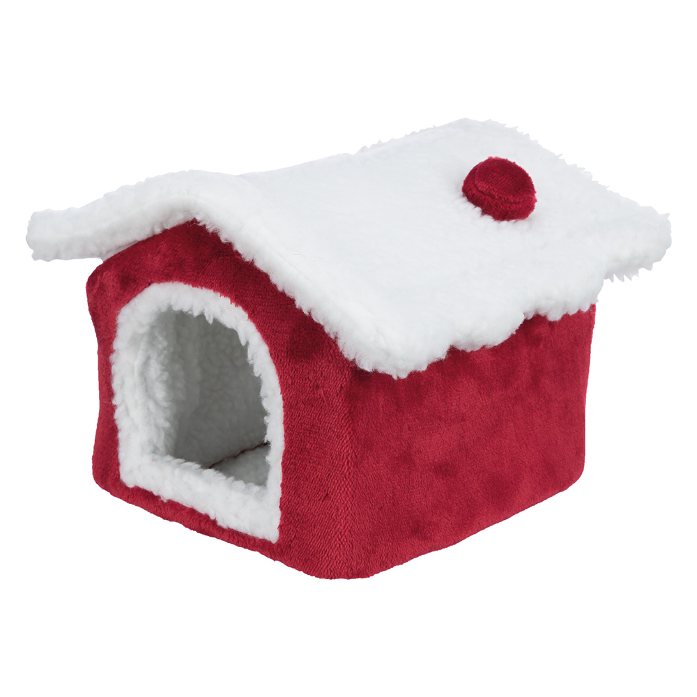 Trixie Xmas Kuschelhöhle für Kleintiere - ca. L 23 x B 18 x H 24 cm von TRIXIE