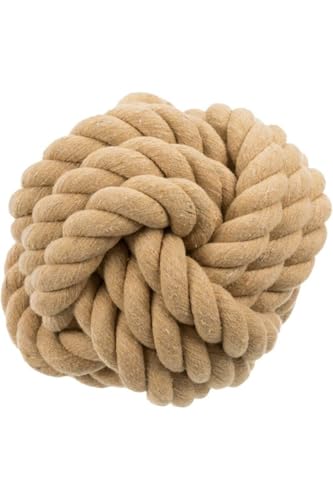 TRIXIE Be Nordic Plüschtiere für Hunde Knoten Ball – maritimes Kuscheltier für Hunde zum Spielen und Kuscheln – robust & langlebig – aus Plüsch/Tau - 32631 von TRIXIE