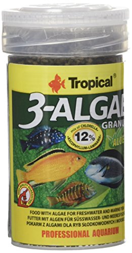 Tropical 3-Algae Granulat Futter für Aquarien, 100 ml von TROPICA