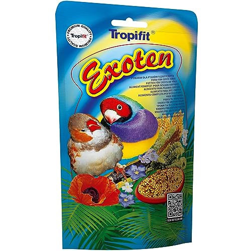 Vogelfutter tropifit Exoten – Lebensmittel für exotische Vögel, Doypack 250 g von TROPIFIT