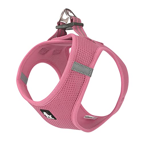 Truelove True Love Hundegeschirr, weiches Air-Mesh-Verstellbare, reflektierende Haustierweste für kleine und mittelgroße Rassen, XS, Rosa von Truelove