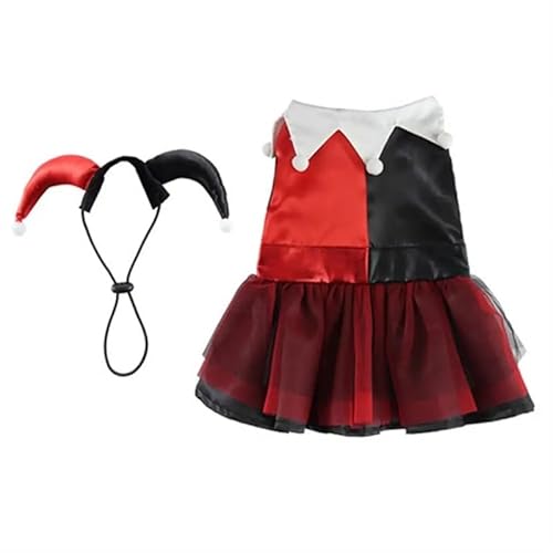 Halloween-Kostüme for Haustiere, lustiges Haustier-Outfit, Cosplay-Party-Verkleidung for Haustiere, Katzen- und Hunde-Halloween-Kostüme, leicht zu tragen und bequem, for verschiedene Größen geeignet, von TRgqify-KM