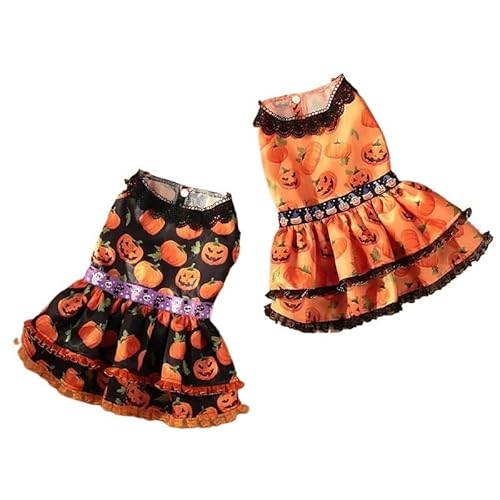 Halloween-Kostüme for Haustiere, lustiges Haustier-Outfit, Cosplay-Party-Verkleidung for Haustiere, Katzen- und Hunde-Halloween-Kostüme, leicht zu tragen und bequem, for verschiedene Größen geeignet, von TRgqify-KM