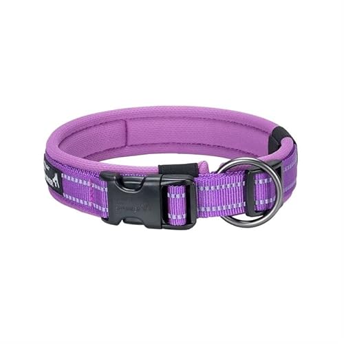 Personalisiertes Welpenhalsband aus Nylon, strapazierfähiges Haustierhalsband for kleine Hunde. Großes Hundehalsband, verstellbares und bequemes Design, geeignet for das Training und den täglichen Geb von TRgqify-KM