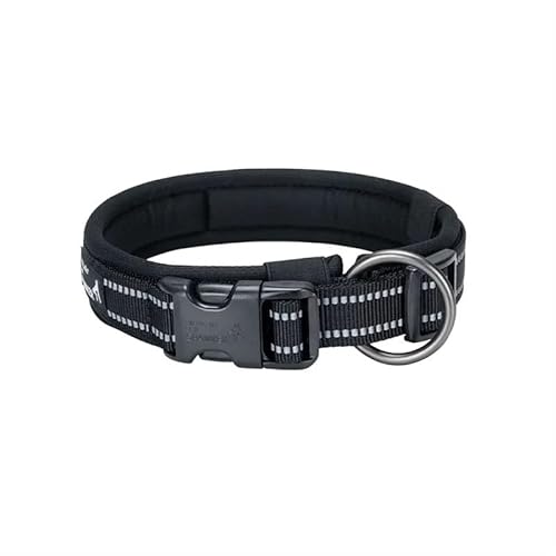 Personalisiertes Welpenhalsband aus Nylon, strapazierfähiges Haustierhalsband for kleine Hunde. Großes Hundehalsband, verstellbares und bequemes Design, geeignet for das Training und den täglichen Geb von TRgqify-KM