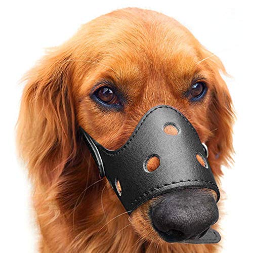 Weicher und bequemer Mundschutz für Hunde von TRoki: Abschreckung gegen Beißen, Bellen und Fressen von TRoki