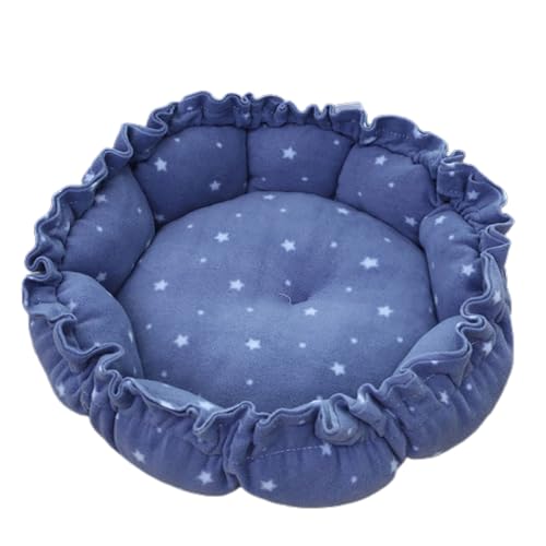 TSBB Round Cat Bed Deep Sleeping Bed Dog Cat Winter House Drawstring Design Pet Mat for Kitten Puppy Sleeping Supplies von TSBB